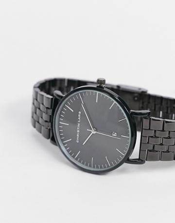 Christin Lars Black Watch With Black Dial