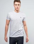 Ted Baker T-shirt In Fleck With Pocket - Gray