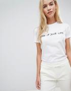 Max & Co Max Up Your Life T-shirt - White
