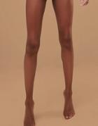 Nubian Skin Matte 10 Denier Nude Tights In Dark - Beige