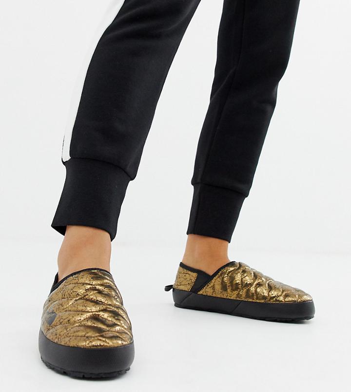 The North Face Women's Thermoball Traction Mule V In Copper - Gold