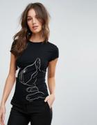 Ted Baker Fairytale Fitted T-shirt - Black