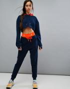 Adidas Stella Sport Sweat Pants In Navy - Navy