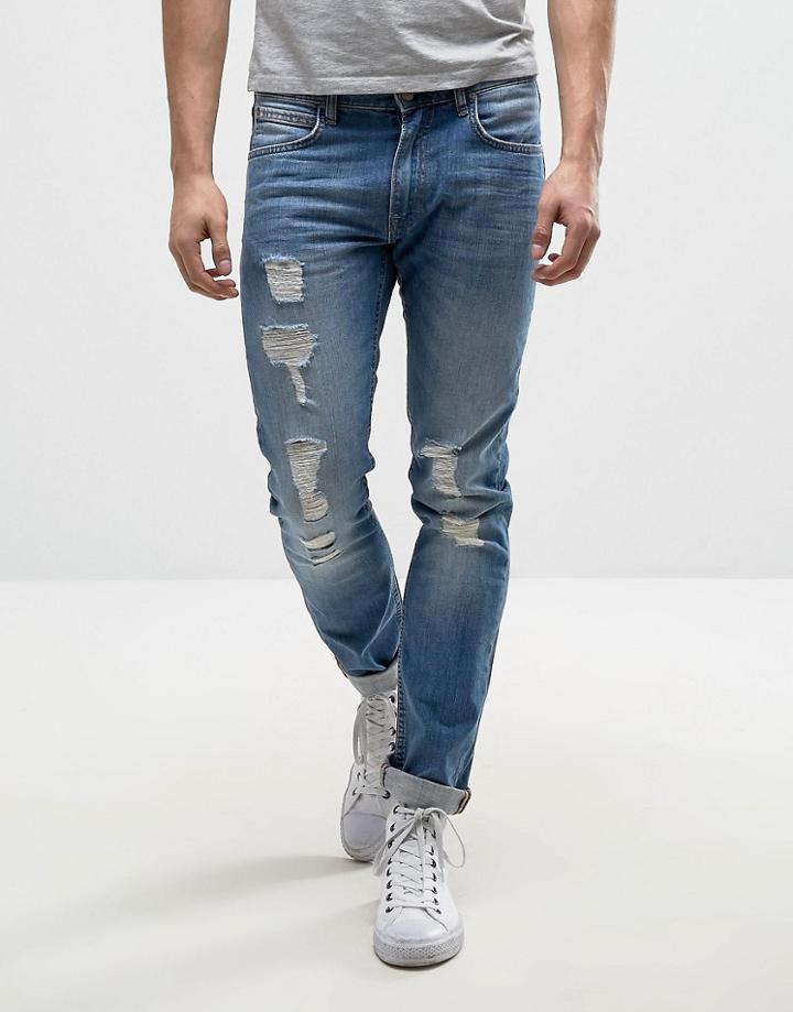 Lee Luke Skinny Jean Pacific Wash - Blue