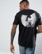 Asos Wu Tang Clan Band T-shirt With Foil Print - Black