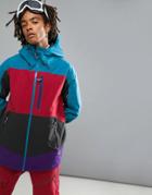 O'neill Jeremy Jones Rider Ski Jacket Color Block In Multi - Multi