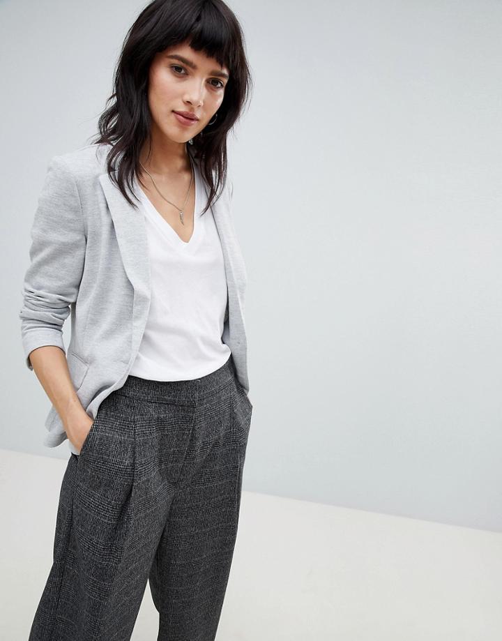Vero Moda Jersey Blazer - Gray