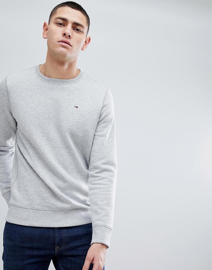 Tommy Jeans Sweatshirt In Gray - Gray