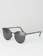 Aldo Cat Eye Sunglasses In Black - Black