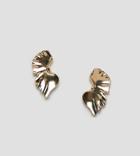 Designb London Abstract Gold Oversized Stud Earrings - Gold