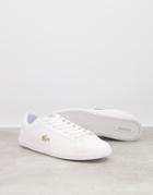 Lacoste Graduate Sneakers White With Gold Croc