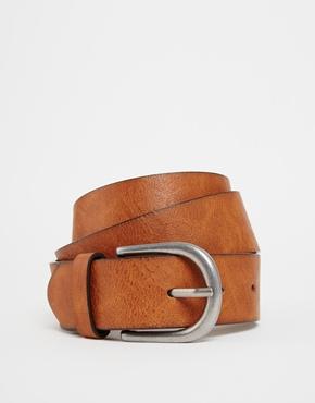 Asos Vintage Tan Jeans Belt - Tan