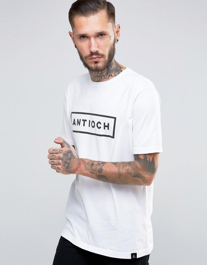 Antioch Rectangle Logo T-shirt - White