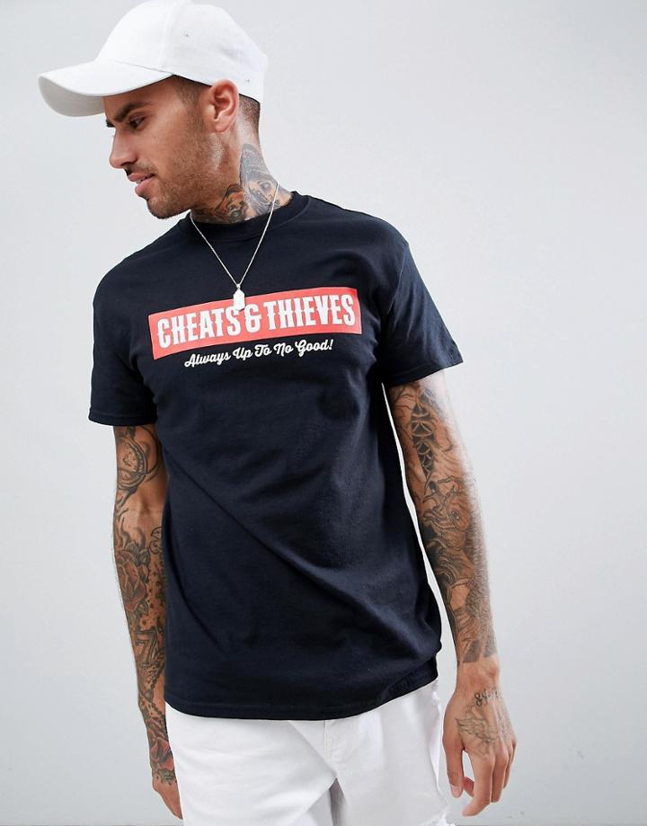 Cheats & Thieves Box Logo T-shirt - Black