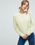 Asos T-shirt In Boxy Fit - Yellow