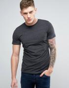 Jack & Jones Core Crew Neck T-shirt With Pocket Detail - Black