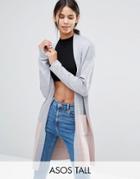 Asos Tall Cardigan In Color Block - Multi