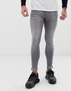 Blend Flurry Extreme Skinny Fit Jeans In Gray