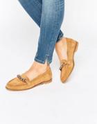 Park Lane Chain Trim Moccasin - Tan