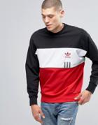 Adidas Originals Id96 Crew Sweatshirt In Black Ay9252 - Black