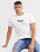 Brave Soul Goat T-shirt-white