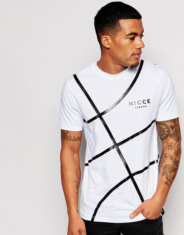 Nicce Court T-shirt - White