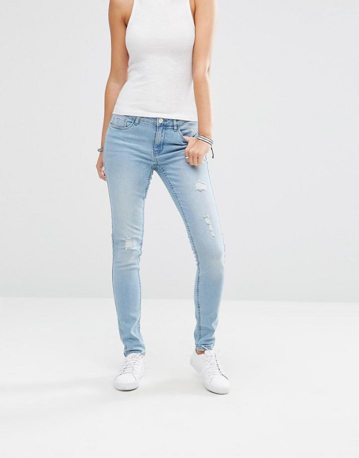 Noisy May Lucy Ripped Jeans 32 - Blue