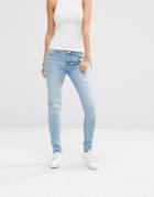 Noisy May Lucy Ripped Jeans 32 - Blue