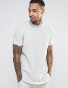 Asos Loungewear Waffle T-shirt - Gray