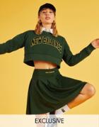 New Balance Collegiate Sweatshirt In Green- Exclusive To Asos