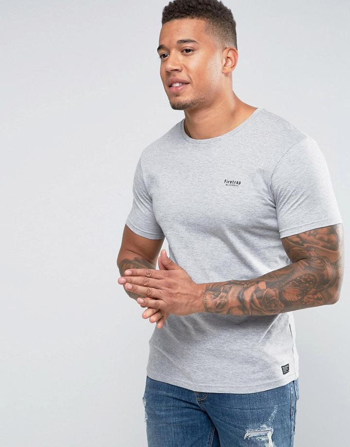 Firetrap Crew Neck Core T-shirt - Gray