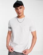 Calvin Klein Performance Sleeve Logo T-shirt In White