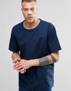 Weekday Zephyr Denim T-shirt Indigo - Blue
