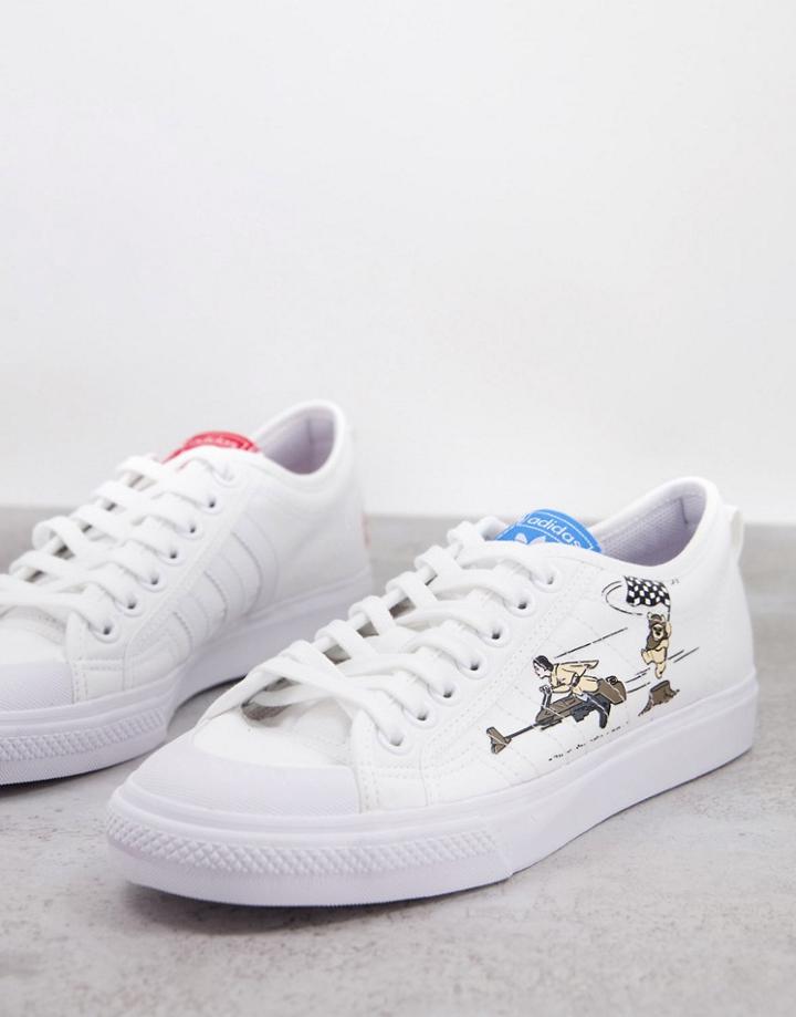Adidas Originals Star Wars Nizza Sneakers In White