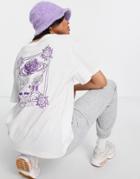 Element Uccello Back Print T-shirt In White