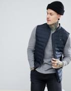 Farah Wheelan Vest In Navy - Navy