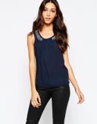 Vero Moda Tank Top With Bead Detail - Total Eclise