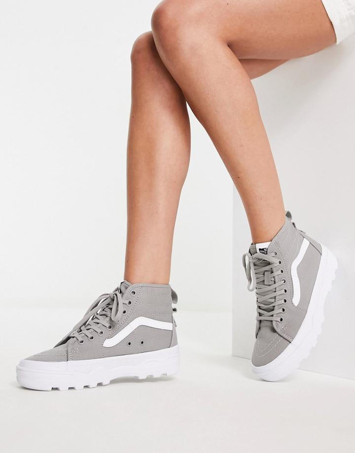 Vans Sentry Sk8-hi Sneakers In Light Gray