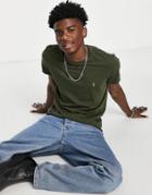 Allsaints Tonic T-shirt In Khaki-green