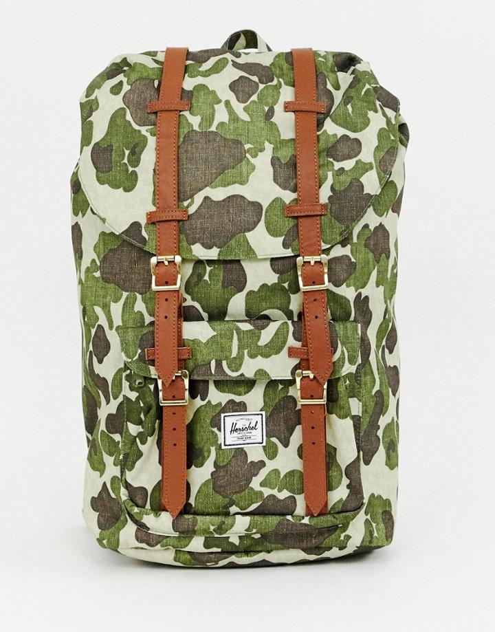 Herschel Supply Co Little America 25l Backpack In Abstract Camo Print - Multi