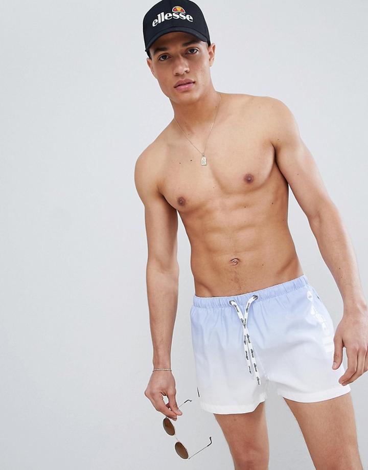 Ellesse Rombo Dip Fade Swim Shorts In Lilac - Purple