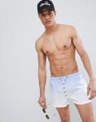 Ellesse Rombo Dip Fade Swim Shorts In Lilac - Purple