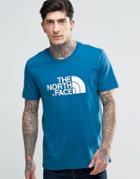 The North Face T-shirt With Easy Logo In Blue - Blue