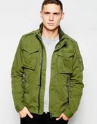 G-star Overshirt Jacket Rovic In Green - Sage