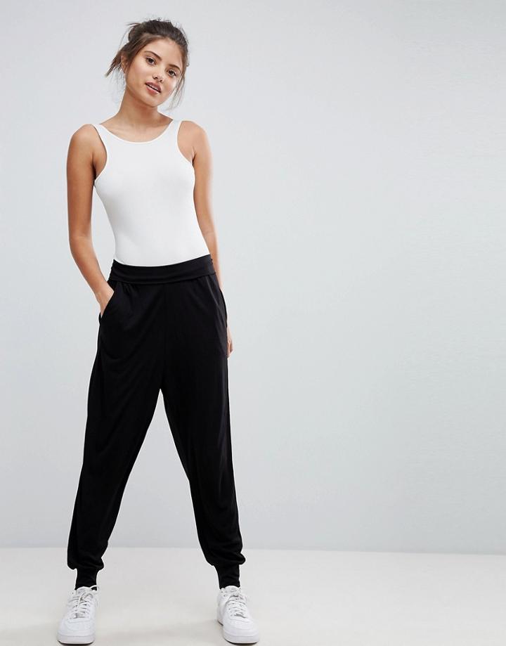 Asos Ultimate Jersey Harem Pants - Black