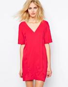 Supertrash Dallas Dress In Tomato Red - Red