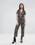 Allsaints Palme Match Jumpsuit - Black