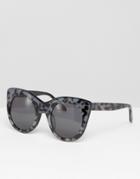 Vow London Handmade Kitten Cat Eye Sunglasses - Tort
