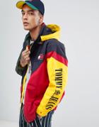 Tommy Jeans 90's Capsule Sailing Jacket Colorblock In Red/navy - Multi