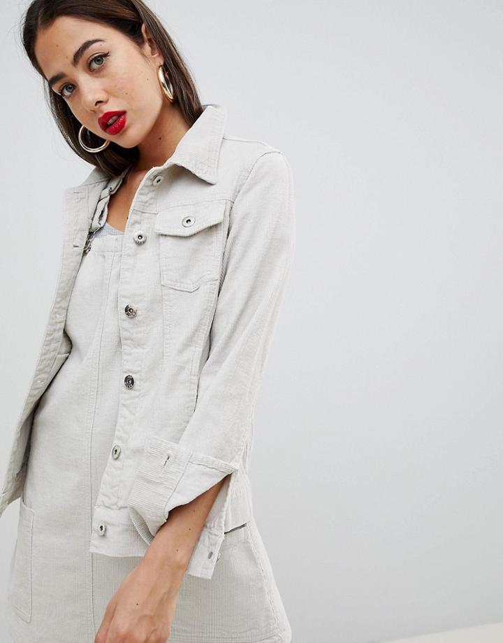 Liquor N Poker Cord Jacket - Purple